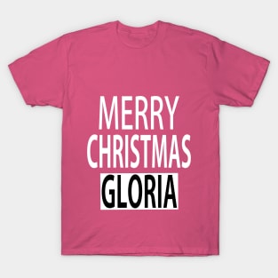 Merry Christmas Gloria T-Shirt